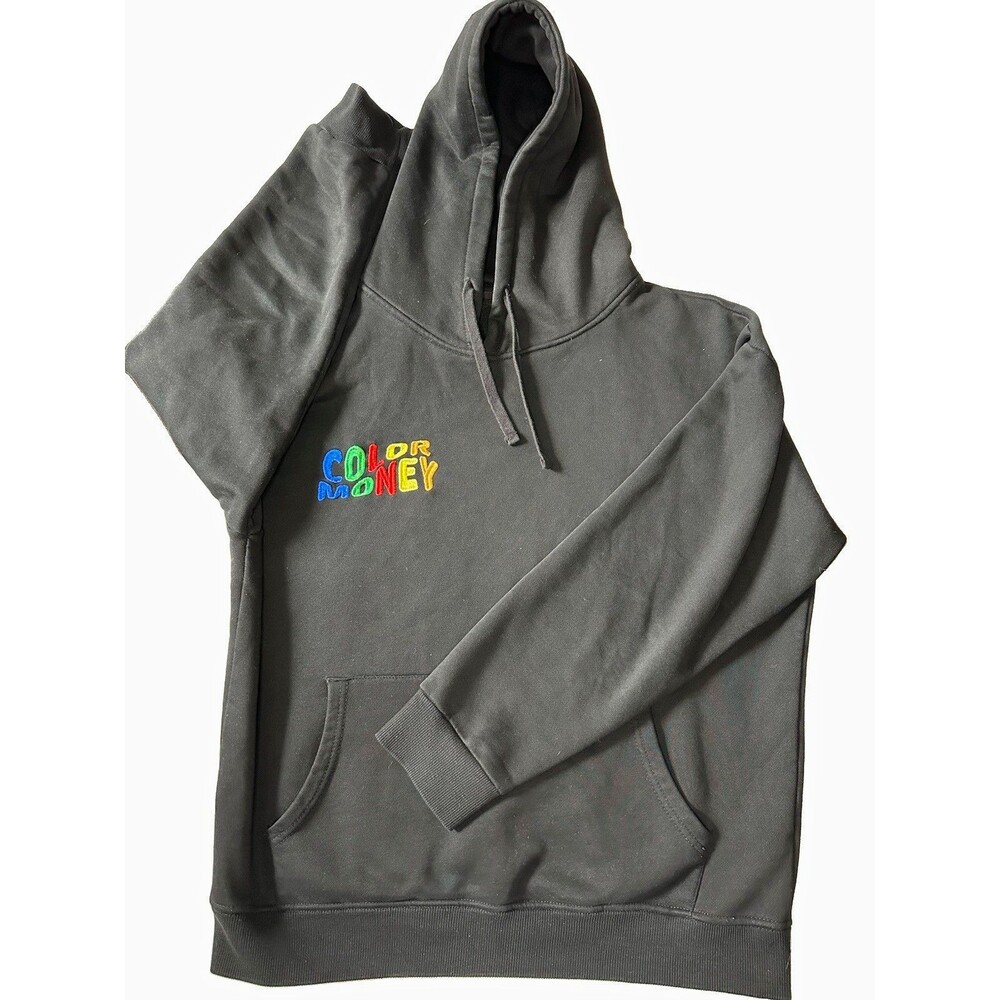 Today Tomorrow Forever Hoodie Men’s Large Black Color Money Embroidered Pullover